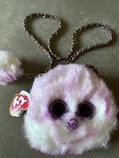 Girls TY Owl Handbag Pink And