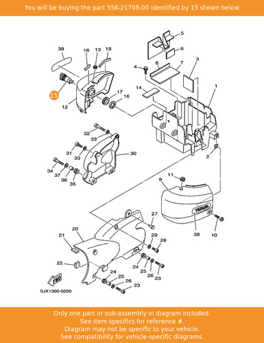 Yamaha lock assy - assy, 2