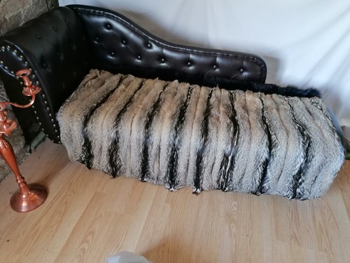 Real fur blanket fur blanket