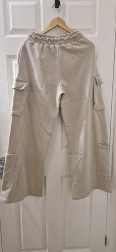Zara beige cargo joggers - zara,