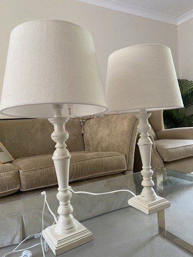 Laura ashley white table - white, lamps