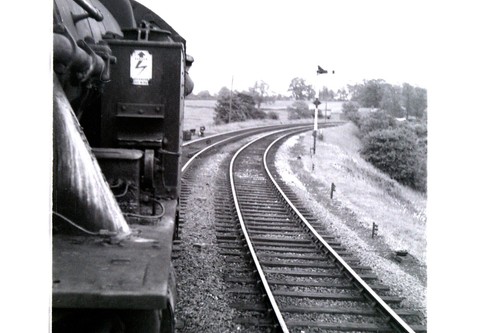 Steam locomotive 35mm slide - steam,