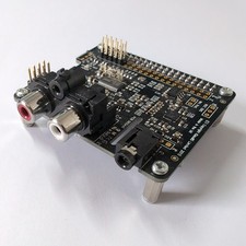 IQaudio Pi DAC+  audio output HAT for Raspberry Pi (any 40-pin model) 24/192kHz