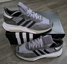 ADIDAS ORIGINALS RETROPY F2 SIZE 9 GREY BLACK WHITE MARATHON BOOST ZX500 600 750