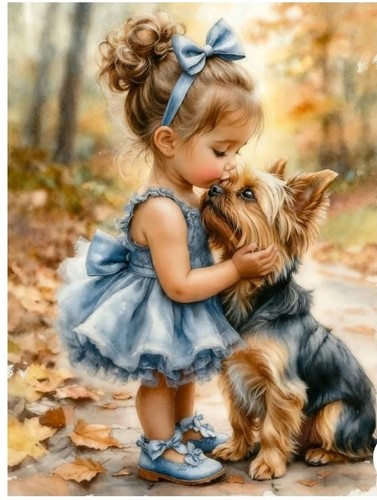 Diamond art painting girl - painting,