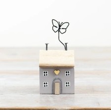 Wooden Butterfly House, 10.5cm