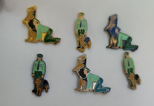 Police dog handler green - police,
