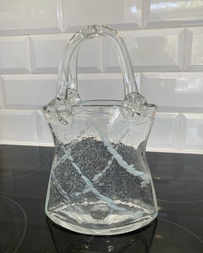 Large murano glass handbag - large,