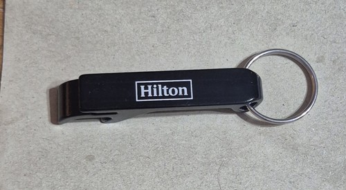 Hilton hotel bottle opener - hilton,
