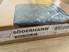 NEW IKEA SODERHAMN Footstool Ottoman Cover Slipcover - Finnsta Turquoise