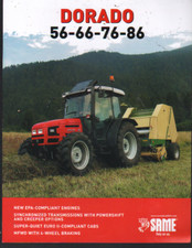 SAME "DORADO" 56-66-76-86 Tractor Brochure Leaflet