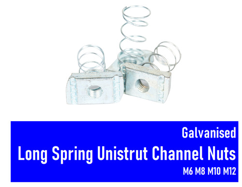Channel nuts unistrut long - nuts,