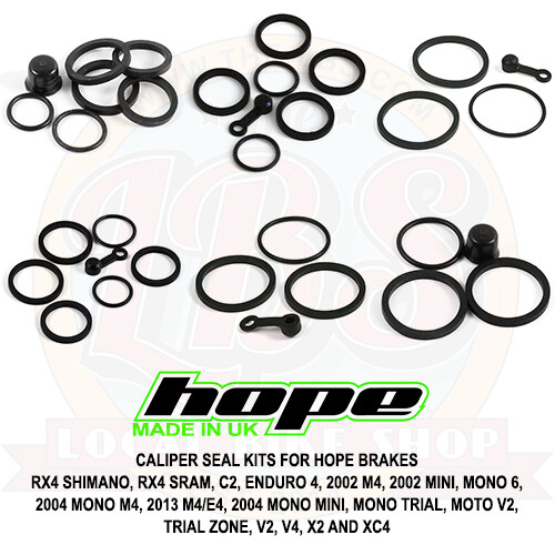 Hope brakes caliper seal kits - caliper,