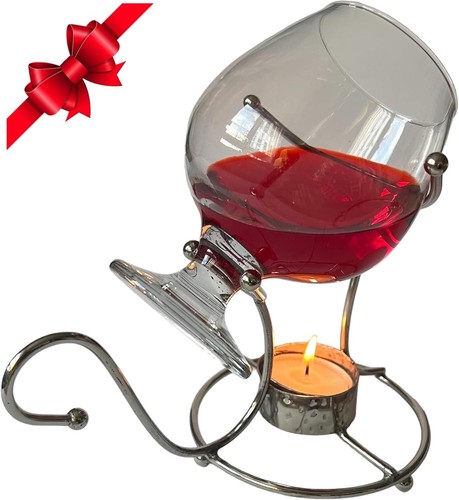 Brandy warmer stand with - stand,