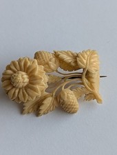 Antique Carved Faux Ivory