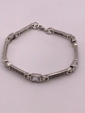 vintage sterling silver clear