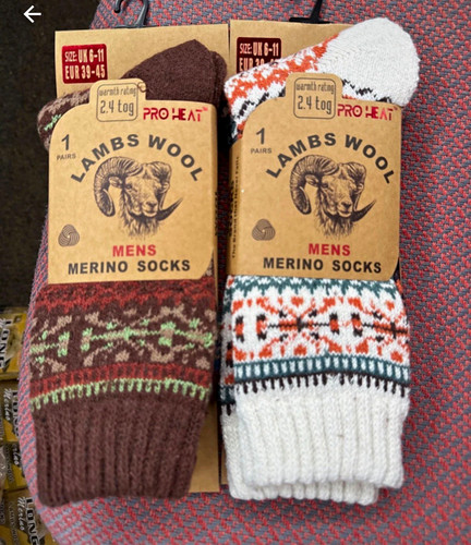 Two pairs men s merino - pairs, of