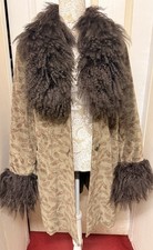 Vintage khaki Velvet Afghan