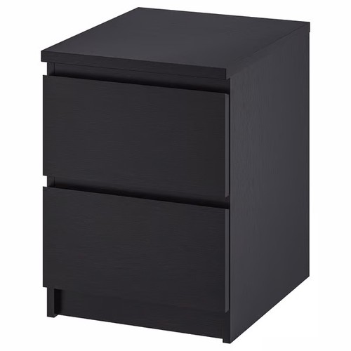Ikea malm bedside - ikea, two