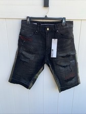 First Row Mens Jean Shorts