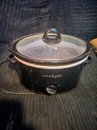 Crock pot black - black, slow