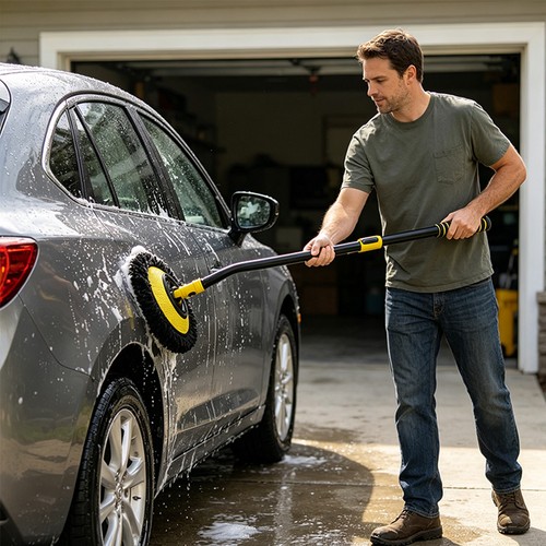 Adjustable telescopic car wash - telescopic,