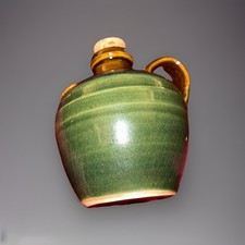 vintage pottery flagon In