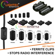 BLACK CLIP ON FERRITE CORE