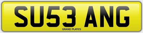 Susan number plate sue susie - susan,
