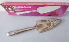 Original vintage Queen Anne silver plate King's Pattern pastry server