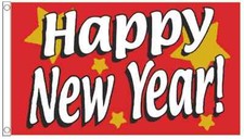 Happy New Year 2026 Polyester