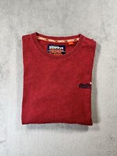 Superdry The Orange Label Tee Long Sleeve Burgundy T-shirt Men’s Size S