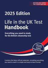 Life in the UK Test Handbook 2025 Study Guide – Updated Edition with Practice Ti