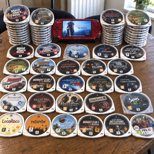 Psp umd disc bundle - psp,