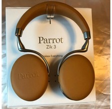 Parrot Zik 3 Wireless Bluetooth Headphone Camel Leather w/box Used From Japan