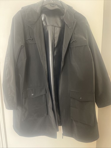 Black shiny women - black, coat