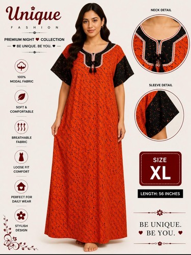 Indian night dress cotton - indian,