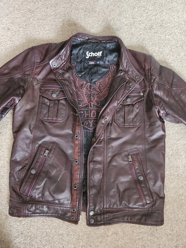 Schott goatskin leather jacket - schott,