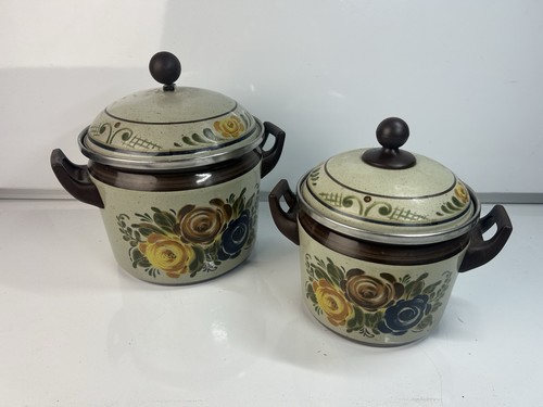 Vintage asta enamel floral - asta,