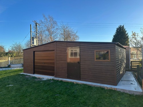Metal building garden - metal,