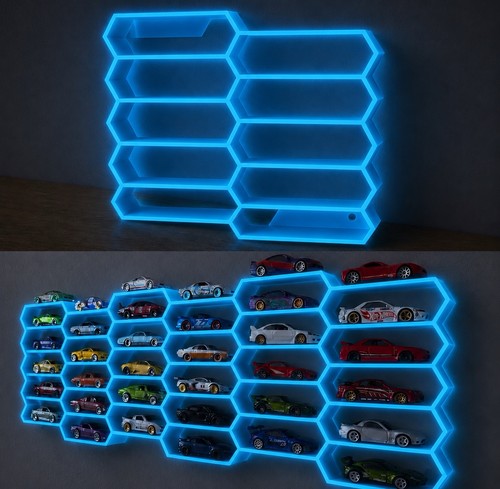 Hot wheels display - hot,