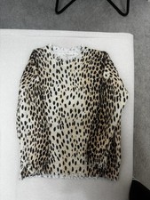 R13 Printed Cheetah Oversized
