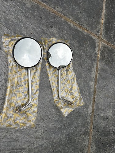 Chrome motorbike mirrors new - -,