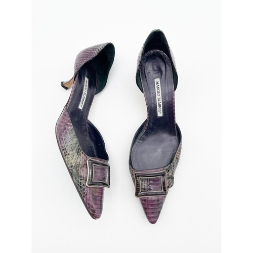 Manolo blahnik vintage purple - manolo,