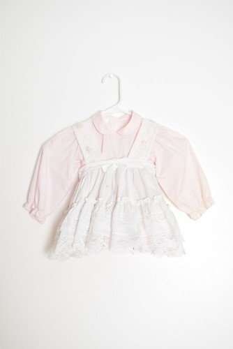 Vintage 80s baby dress - 80s,