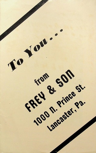 1950s frey sons lancaster - &,