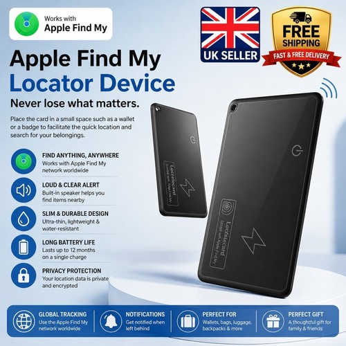 Smart wallet tracker card - wallet, find