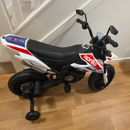 Xootz aprilia 12v kids ride - aprilia, ride-on