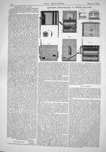 Antique print engineering 1866 - print,