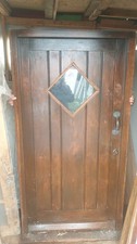 Antique Solid Oak Church Doors with  Frame over 200 years old